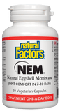 Natural Factors NEM Natural Eggshell Membrane 500mg 30 V-Capsules