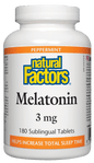 Natural Factors Melatonin 3mg 180 Sublingual Tablets