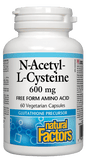 Natural Factors N-Acetyl-L-Cysteine 600mg 60 V-Capsules