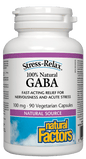 Natural Factors Stress-Relax & Trade 100% Natural GABA 100mg 90 Capsules