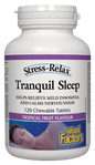 Natural Factors Stress-Relax Tranquil Sleep 120 Chewable Tablets