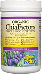 Natural Factors Organic ChiaFactors 360g Non-GMO Organic Chia Seeds