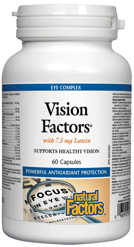 Natural Factors Vision Factors 60 Capsules