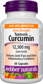 Webber Naturals  Turmeric Curcumin 500 mg  Extra Strength , 60 capsules