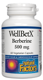 Natural Factors WellBetX Berberine 500mg 60 V-Capsules
