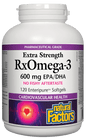 Natural Factors RxOmega-3 Factors Extra Strength 120 Softgels