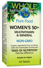 Natural Factprs Whole Earth & Sea Women's 50+ Multivitamin and Mineral 60 Tablets