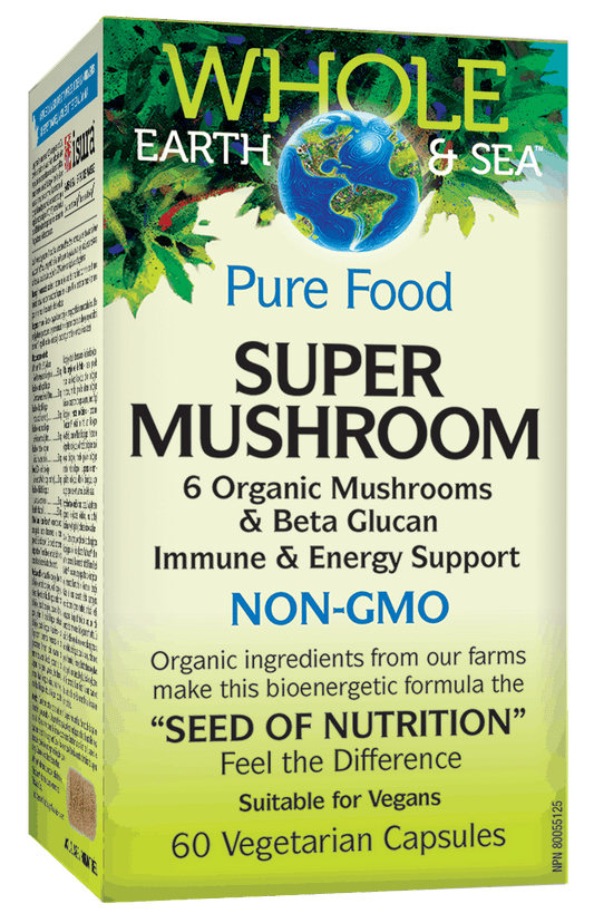 Natural Factors Super Mushroom 60 V-Capsules
