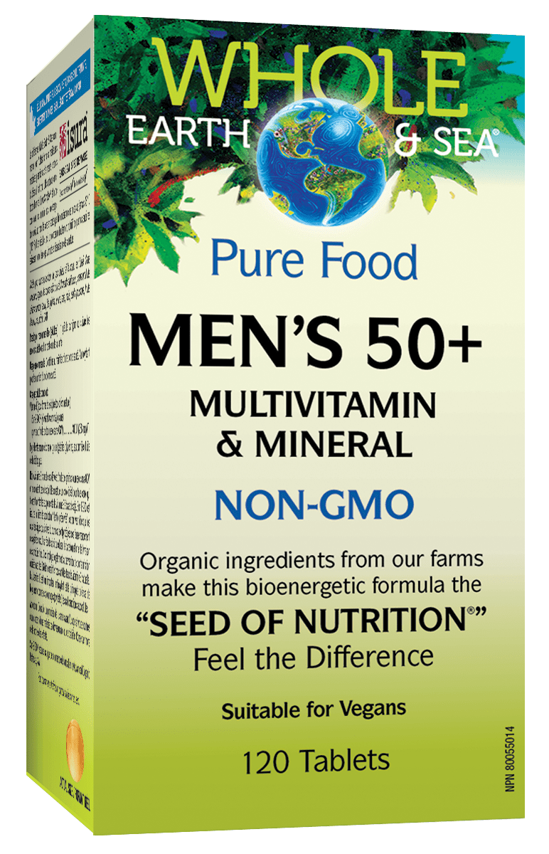 Natural Factors Men's 50+ Multivitamin & Minerals 120 Tablets