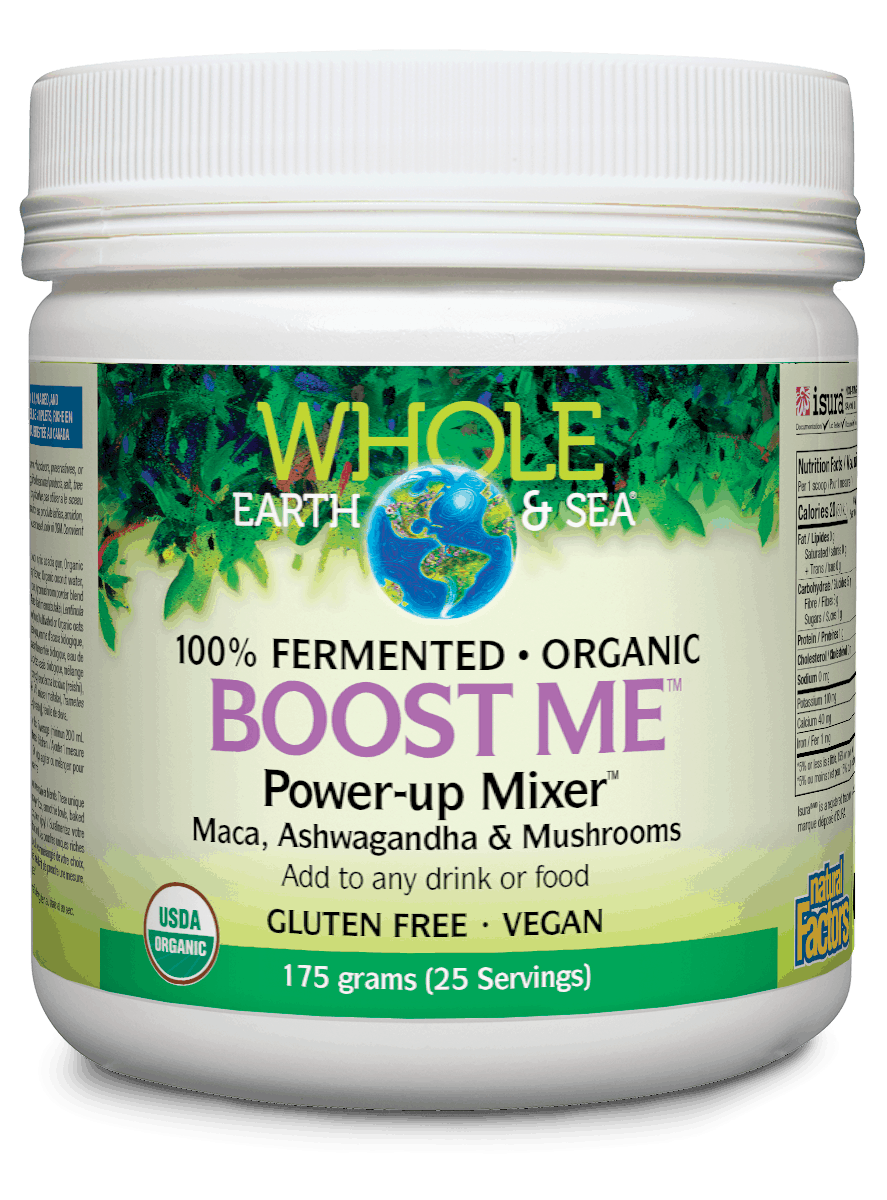 Natural Factors Whole Earth & Sea Boost Me Power-up Mixer 175g