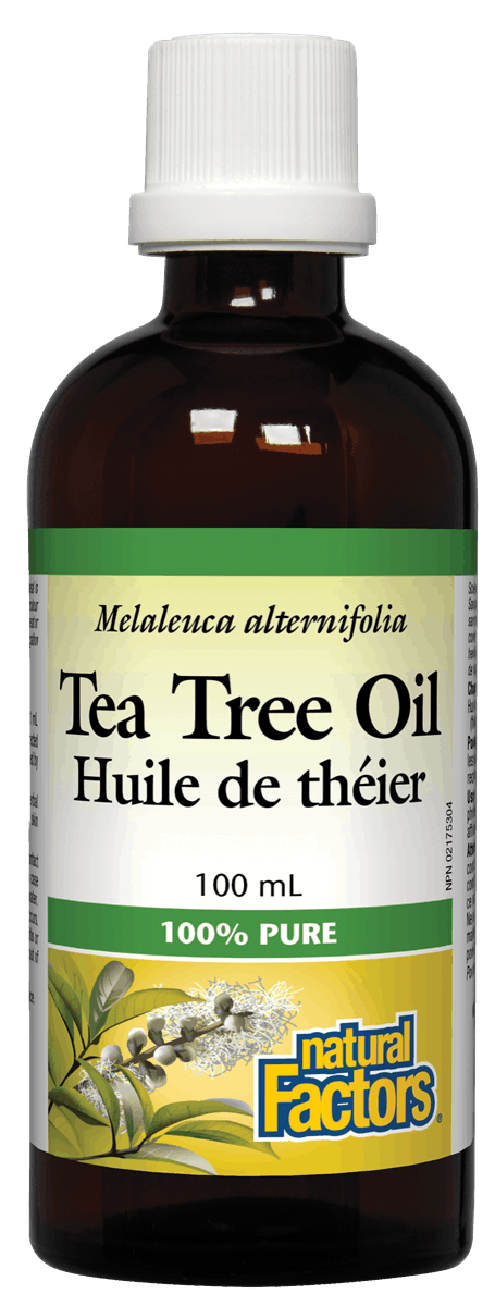 Natural Factors Tea Tree Oil 100% Pure 100mL