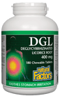 Natural Factors DGL Deglycyrrhizinated Licorice Root Extract 180 Tablets