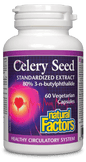 Natural Factors Celery Seed Extract 60 V-Capsules
