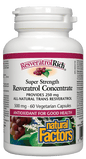Natural Factors ResveratrolRich 500mg 60 V-Capsules