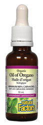 Natural Factors Organic Oil of Oregano 30mL