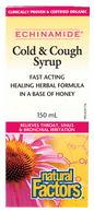 Natural Factors ECHINAMIDE & Trade Cough and Cold Syrup 150mL