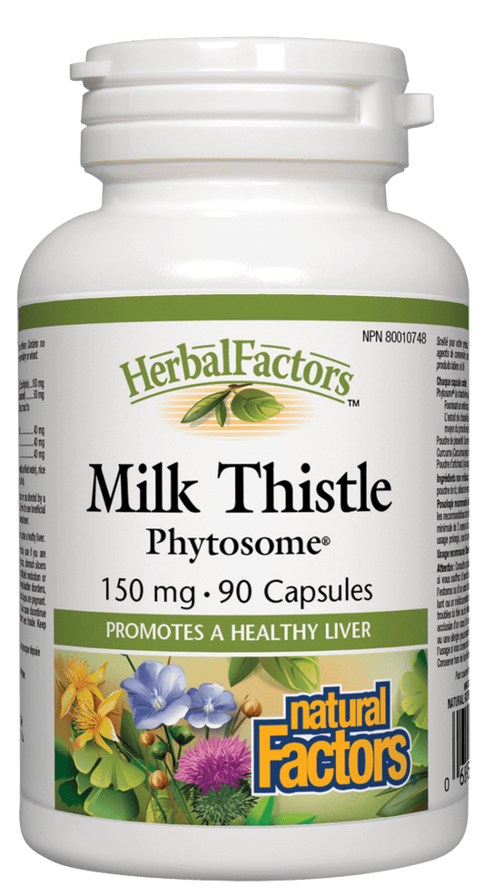 Natural Factors Milk Thistle Phytosome 150mg 90 Capsules