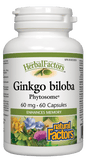 Natural Factors Ginkgo Biloba PHYTOSOME & Trade 60mg 60 Capsules