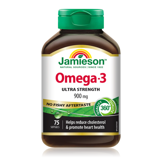 Jamieson Omega-3 Ultra Strength, 900mg, 75 SG