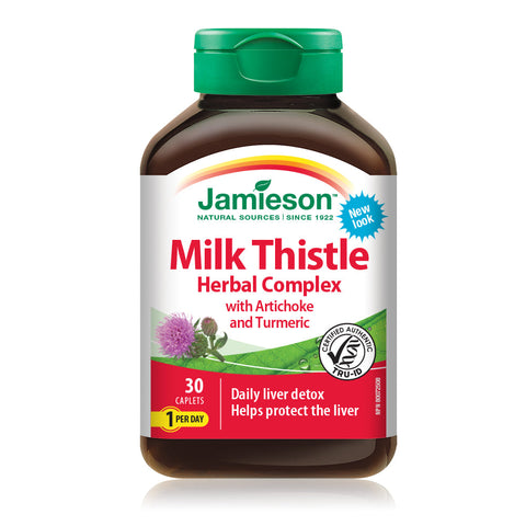Jamieson Milk Thistle Herbal Complex Tablets