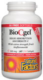 Natural Factors BioCGel 500mg Bonus 210 Softgels