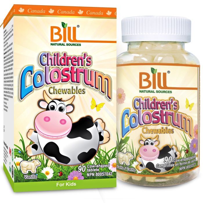 Bill Natural Sources Children's Colostrum 90 Chewables