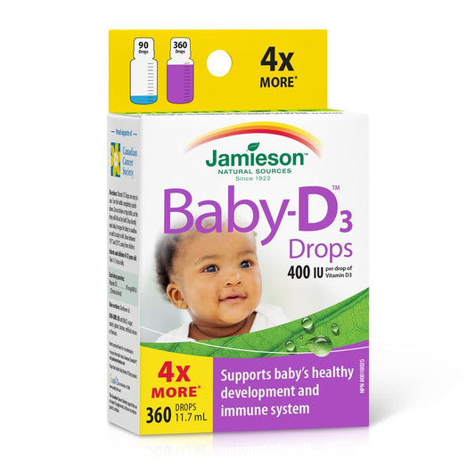 Jamieson Baby-D, 400IU, 360 Drops