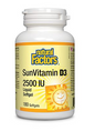 Natural Factors SunVitamin D3 2500IU 180 Softgels