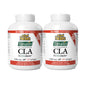 2 x Natural Factors Tonalin CLA 120 Softgels Bundle