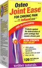 Webber Naturals Osteo Joint Ease with InflamEase and Glucosamine , 120 easy-swallow caplets