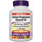 Webber Naturals Calcium Magnesium with D3, 333/167 mg/200 IU, BONUS 200caps