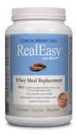 Natural Factors RealEasy with PGX Whey Meal Replacement Chocolate 940g
