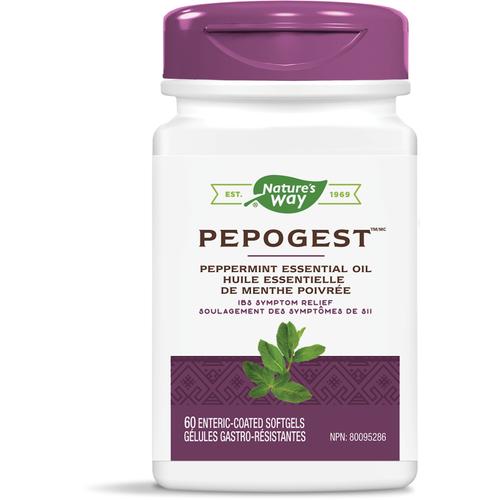 Nature's Way Pepogest Peppermint Essential Oil 60 Softgels