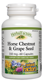 Natural Factors Horsechestnut + Grapeseed, 60 capsules