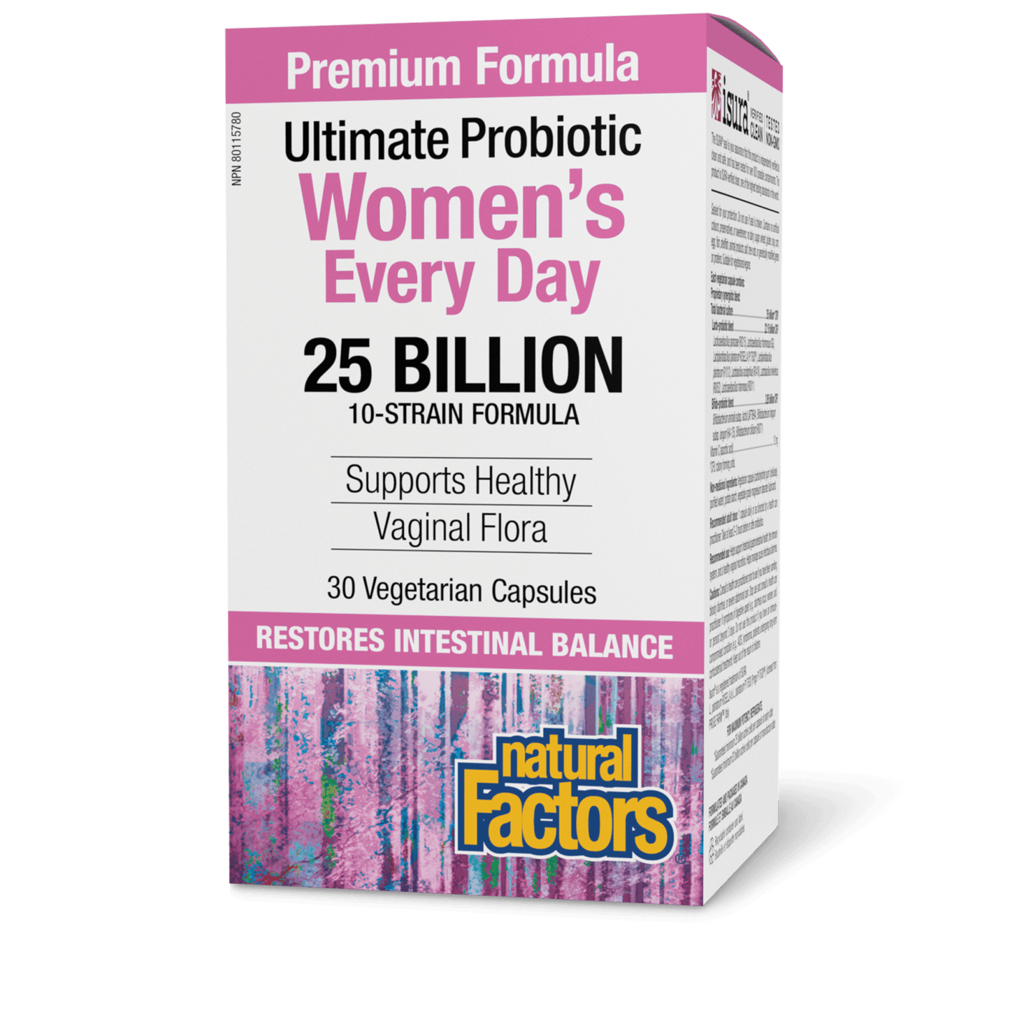 Natural Factors Women's Every Day Probiotic 25 Billion 30 V-Capsules