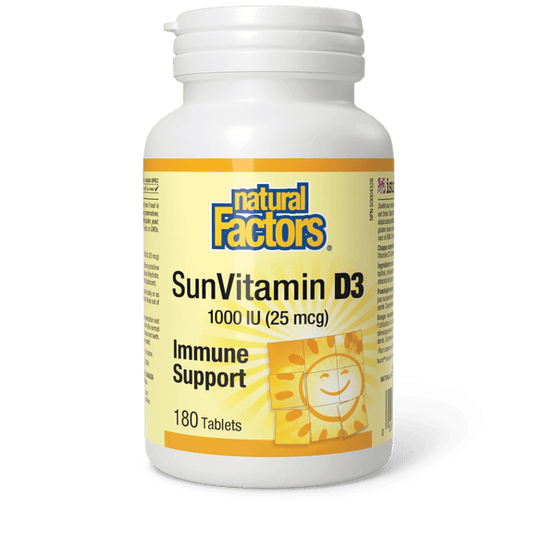 Natural Factors SunVitamin D3 Tablets 1000IU
