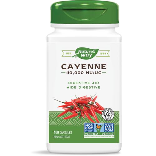 Nature's Way Cayenne 40,000IU/450mg 100 Capsules