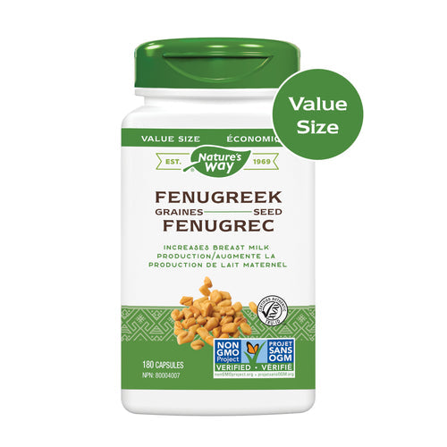 Nature's Way Fenugreek Seed 610mg 180 Capsules