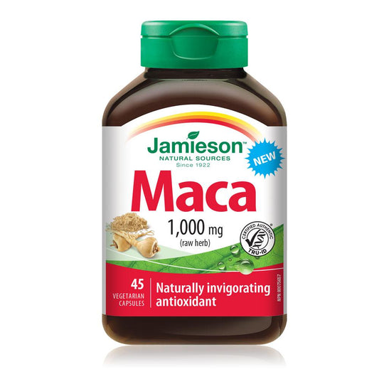 Jamieson Maca 1000 mg 45 veg capsules