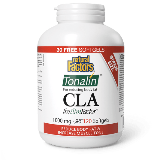 Natural Factors Tonalin CLA 120 Softgels