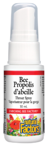 Natural Factors Bee Propolis Throat Spray 30mL