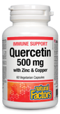 Natural Factors Quercetin 500 mg with Zinc & Copper 60 V-Capsules