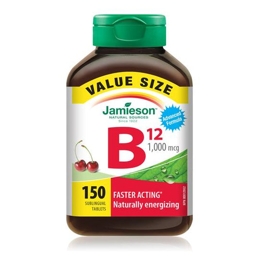 Jamieson B12 1000 mcg Sublingual 150 tabs