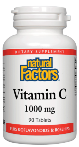 Natural Factors Vitamin C Non-Time Released 1,000mg 90 Tablets