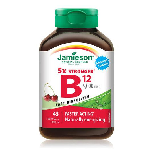 Jamieson B12 5000 mcg 45 Sublingual tablets