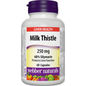 Webber Naturals Milk Thistle 60% Silymarin, 250 mg, 60 caps