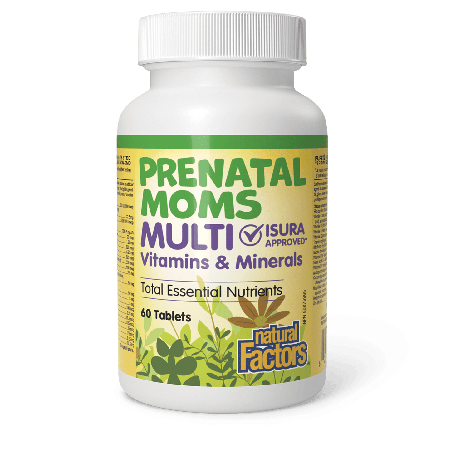 Natural Factors Prenatal Moms Multi Vitamins & Minerals 60 Tablets