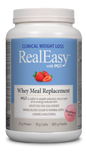 Natural Factors RealEasy with PGX Whey Meal Replacement Strawberry 885g
